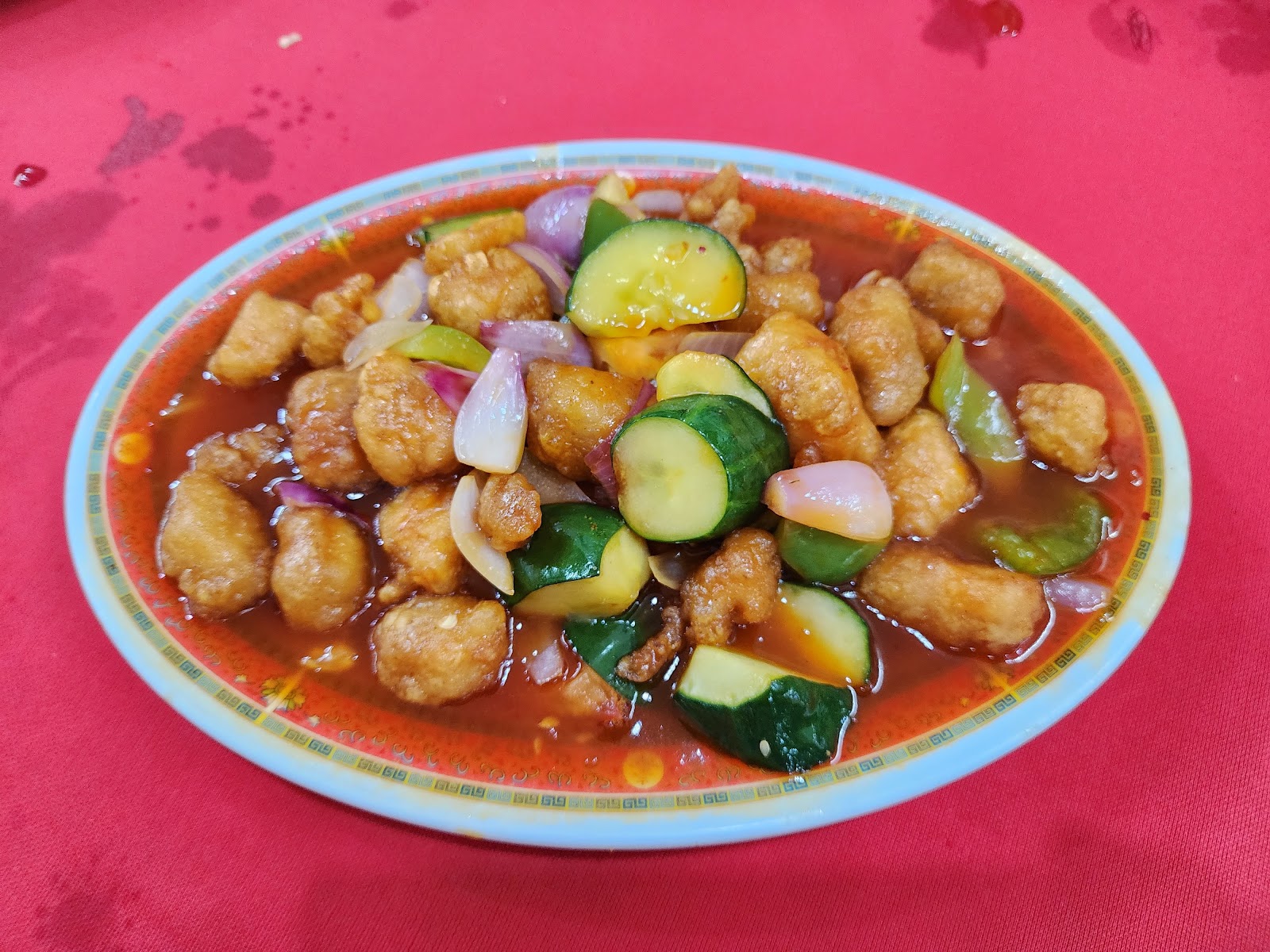 咕噜肉饭 Sweet & Sour Pork Rice